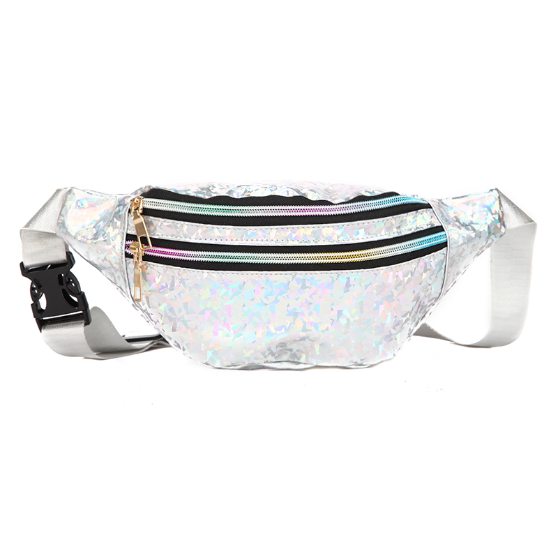 Women Bags Zip - 1PC Neue Holographische Fanny Pack Hologramm