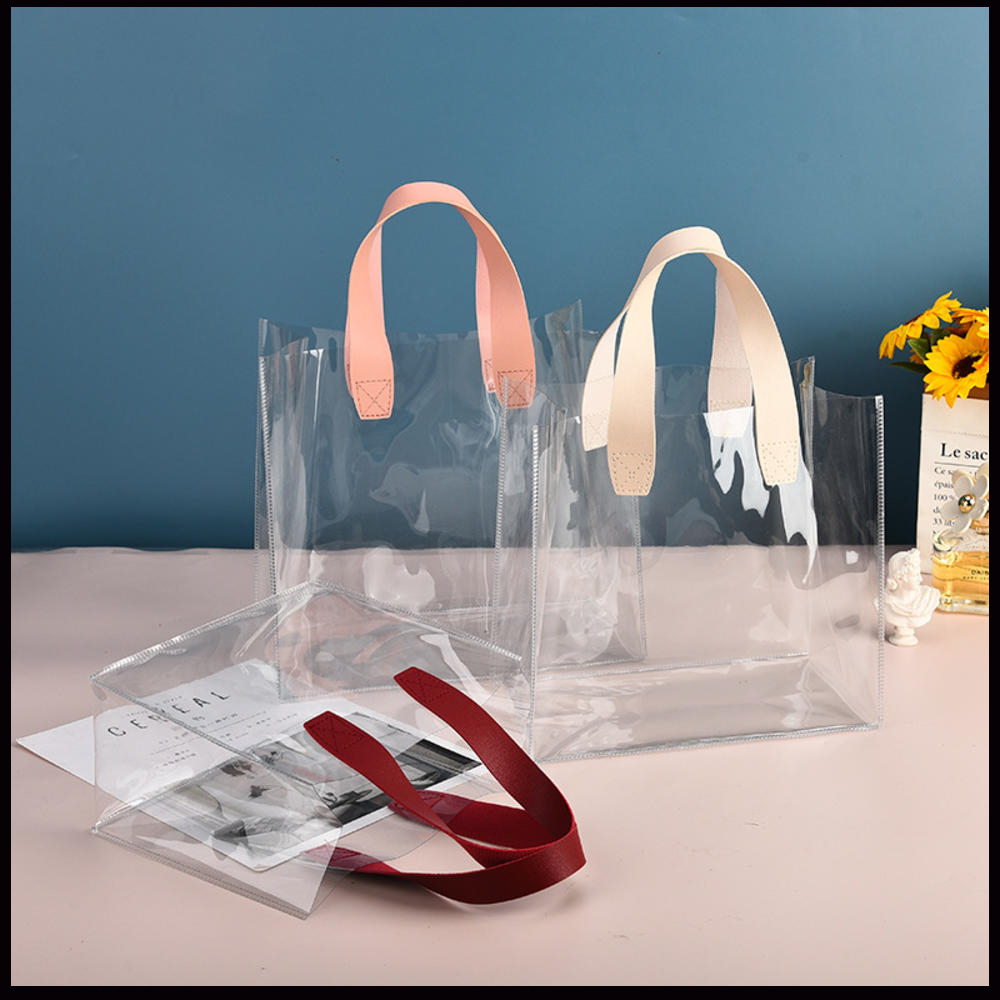 Jelly Bag Clear Pvc - Transparente PVC klare Tasche große Kapazität