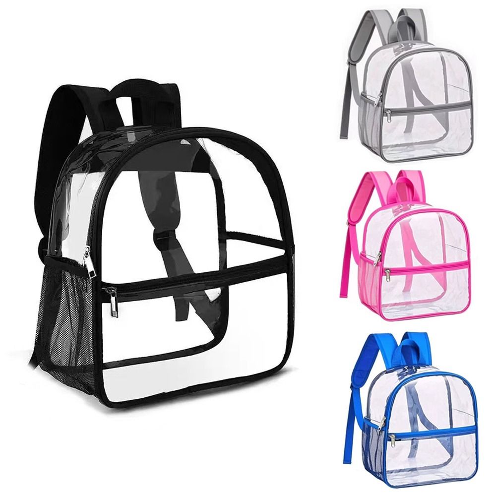 Jelly Bag Clear Pvc - Einfacher Kleiner Transparenter PVC-Rucksack Klarer Aufbewahrungsrucksack