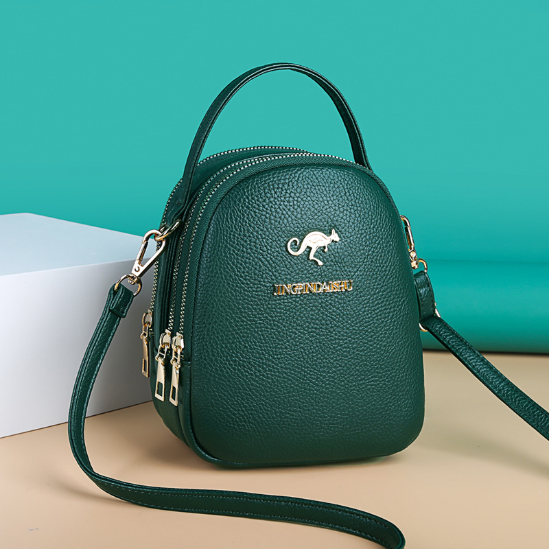 Women Bags Zip - Schicke Mini-Einkaufstasche aus PU-Leder, stilvolle Umhängetasche/Geldbörse