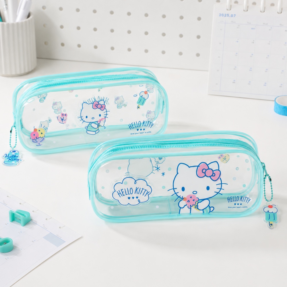 Jelly Bag Clear Pvc - Hello Kitty Sanrio Original Jelly Federmäppchen,