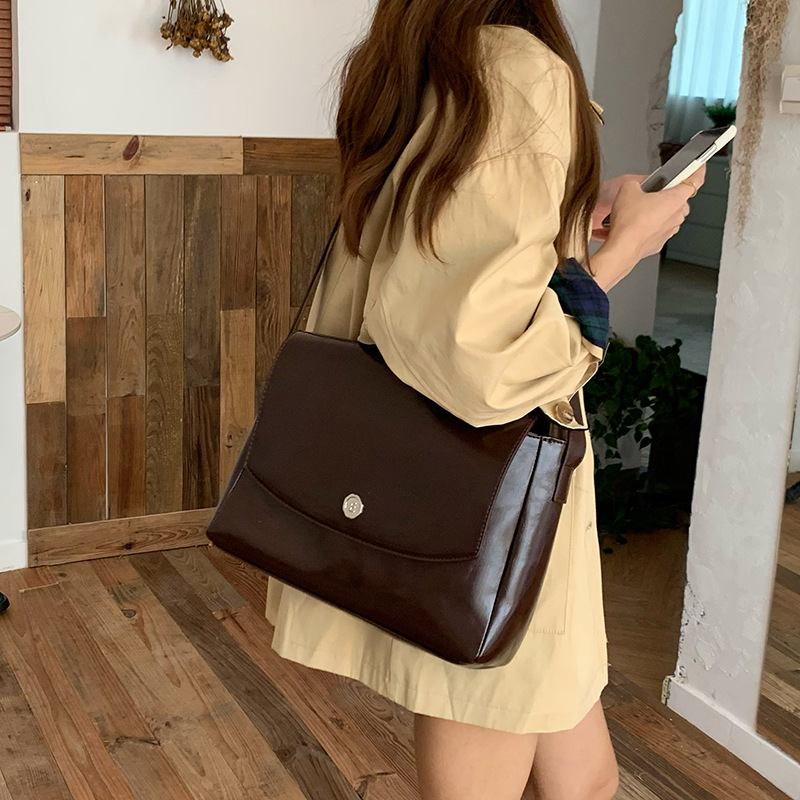 Women Bags For Airport - Cgcbag Vintage lage Kapazität Umhängetasche Frauen