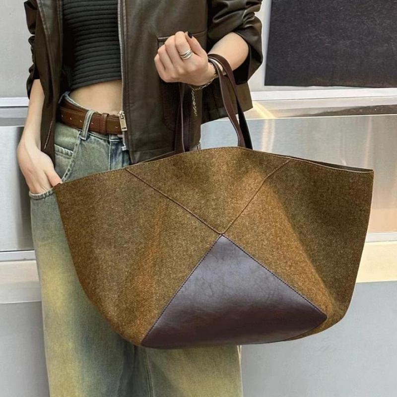 Women Handheld Bags - Herbst und Winter Mode Neue Patchwork
