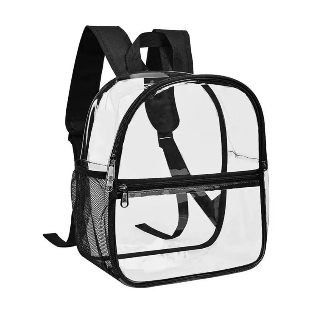 Jelly Bag Clear Pvc - Modischer Kleiner Transparenter PVC-Rucksack Wasserdichte Durchsichtige