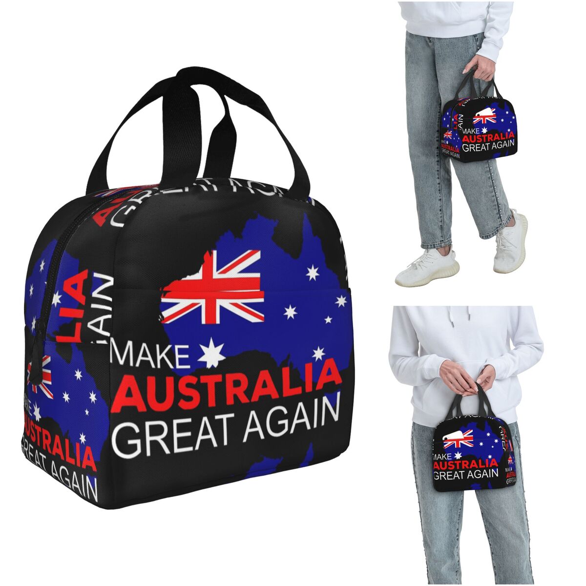 Women Bags Australia - Make Australia Great Again Isolierte Lunchtasche