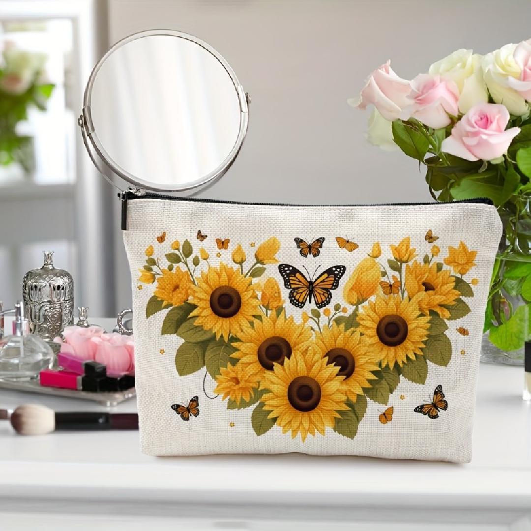 Eine Make-up-Tasche mit Sonnen – Women Bags Zip Bewertung und Preis