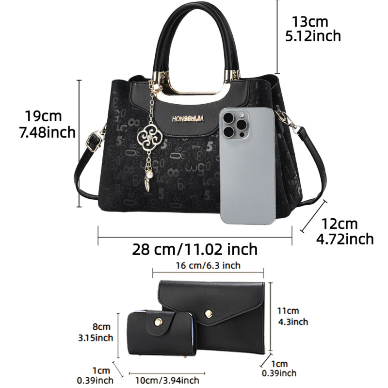 3-teiliges Modisches Damen-Han – Women Bags Luxury Bewertung und Preis