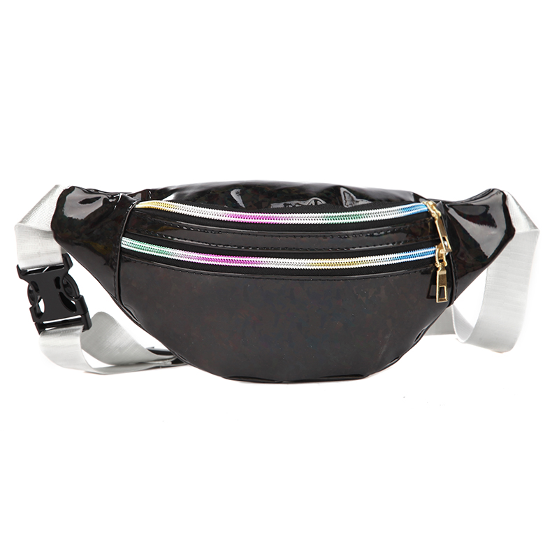 1PC Neue Holographische Fanny  – Women Bags Zip Bewertung und Preis