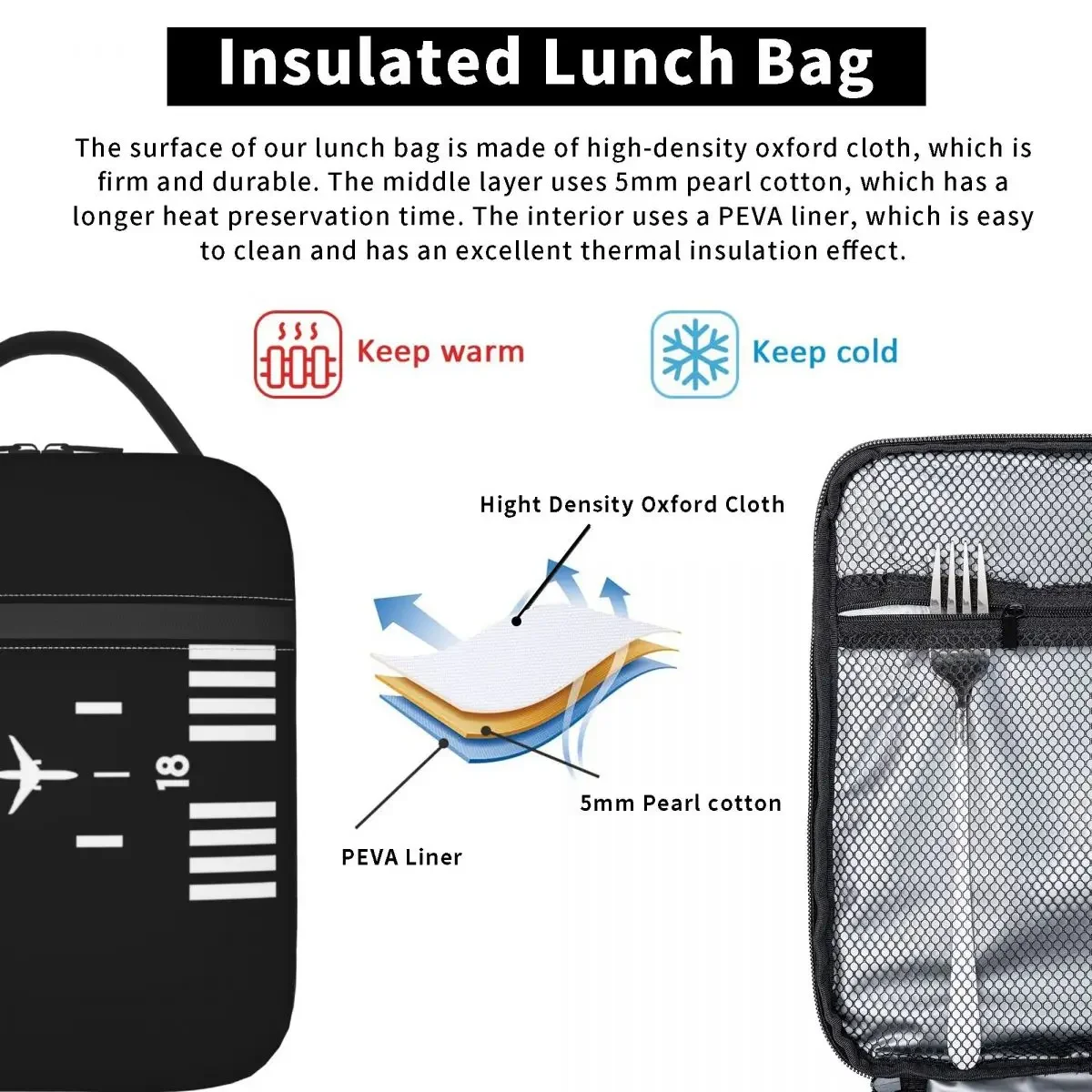 Isolierte Lunchtasche für Flug – Women Bags For Airport Bewertung und Preis