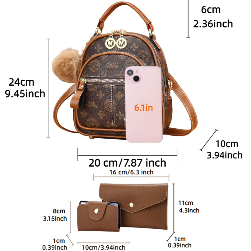 3-teiliges Damen-Taschenset, l – Women Bags Luxury Bewertung und Preis