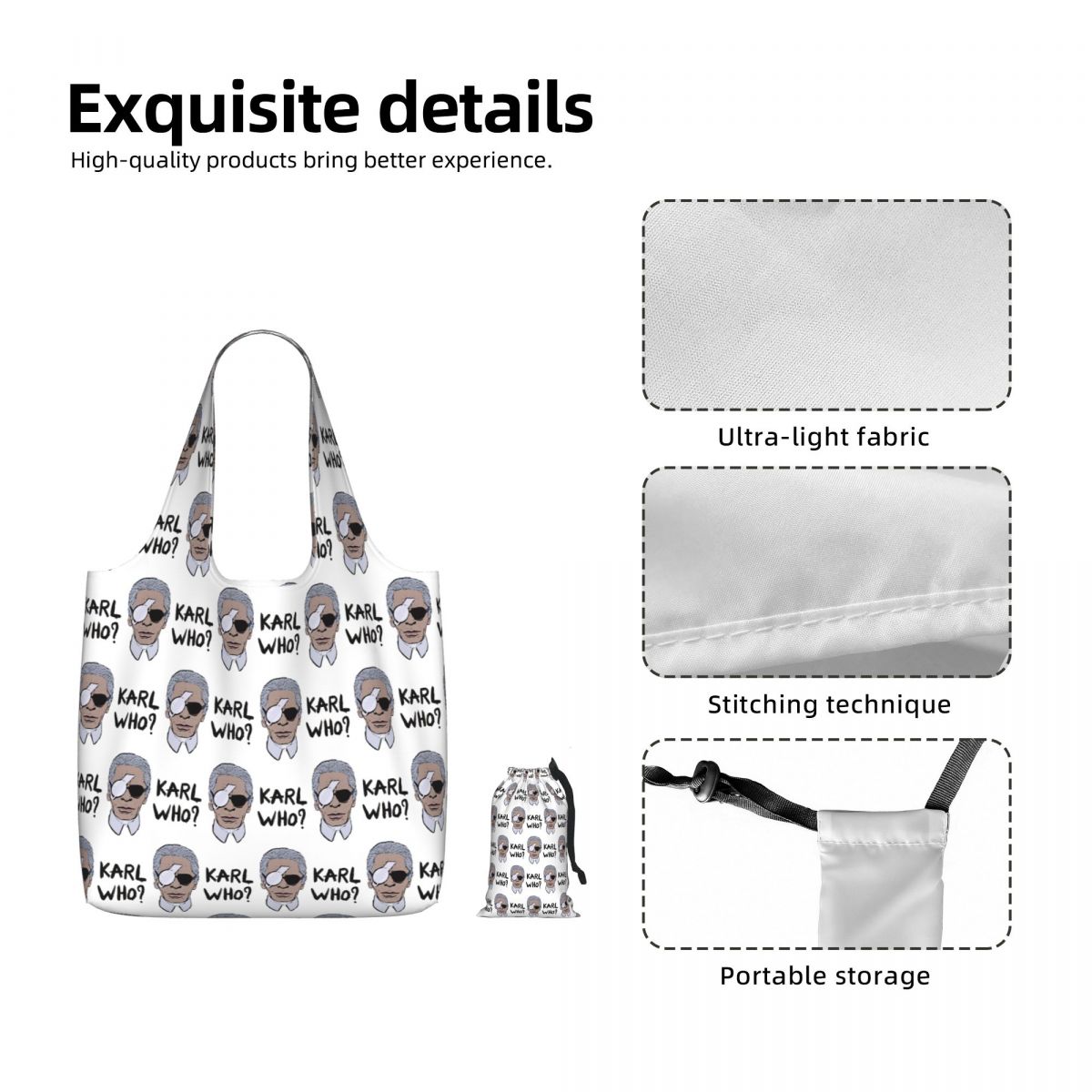 Karl Who Einkaufstasche aus Ca – Women'S Karl Bags Bewertung und Preis