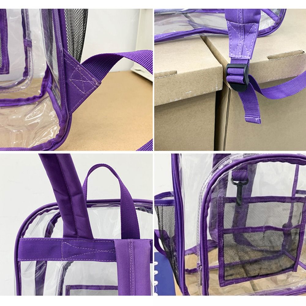 Transparenter PVC-Rucksack mit – Jelly Bag Clear Pvc Bewertung und Preis