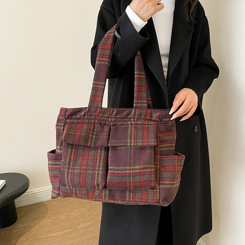Lammfleece-Tragetaschen für Da – Women Handheld Bags Bewertung und Preis
