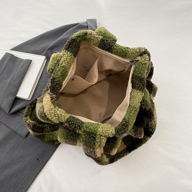 Lammfleece-Tragetaschen für Da – Women Handheld Bags Bewertung und Preis
