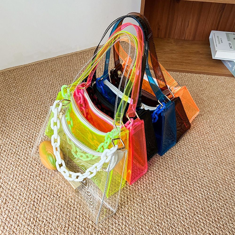 Mode Damen Gelee Taschen PVC K – Jelly Bag Clear Pvc Bewertung und Preis