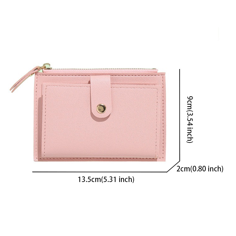 Damen-Geldbörse, einfacher Kre – Women Bags Zip Bewertung und Preis