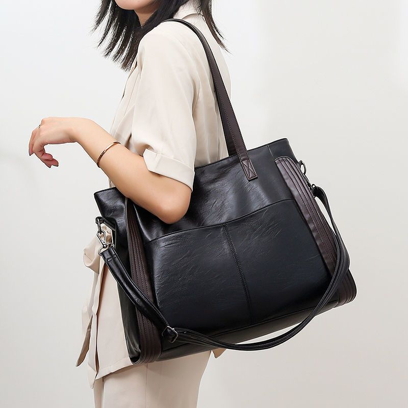Neue Große Schwarze Schulterta – Women Bags For Airport Bewertung und Preis