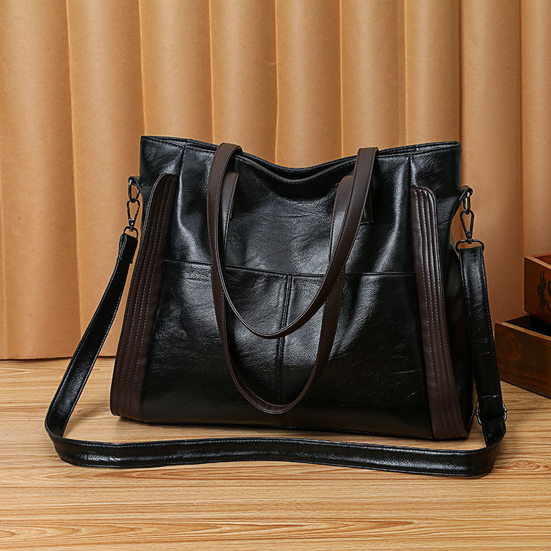 Neue Große Schwarze Schulterta – Women Bags For Airport Bewertung und Preis