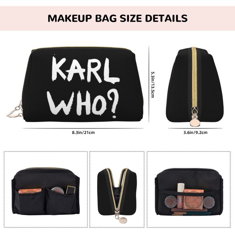 Make-up-Tasche aus Leder mit K – Women'S Karl Bags Bewertung und Preis