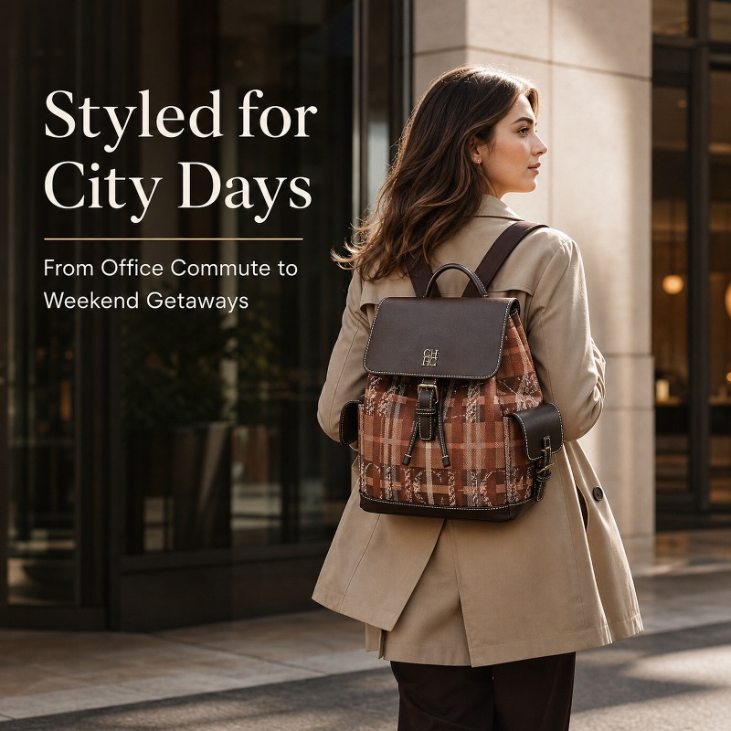 CHHC Modischer Farbblock-Rucks – Women Bags Luxury Bewertung und Preis