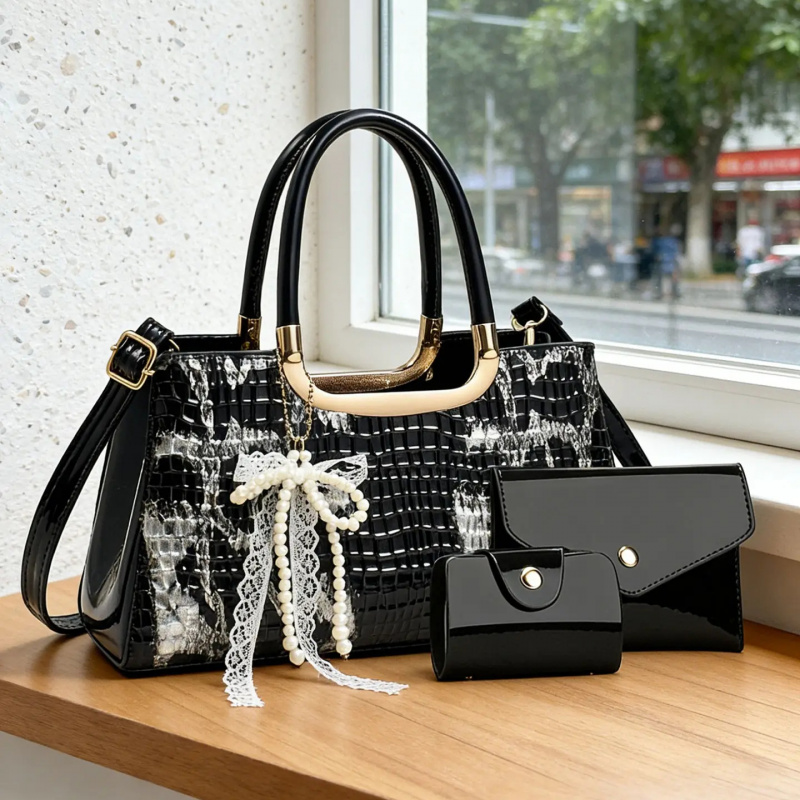 Damen-Handtaschen-Set, Abendcl – Women Bags Gift Bewertung und Preis
