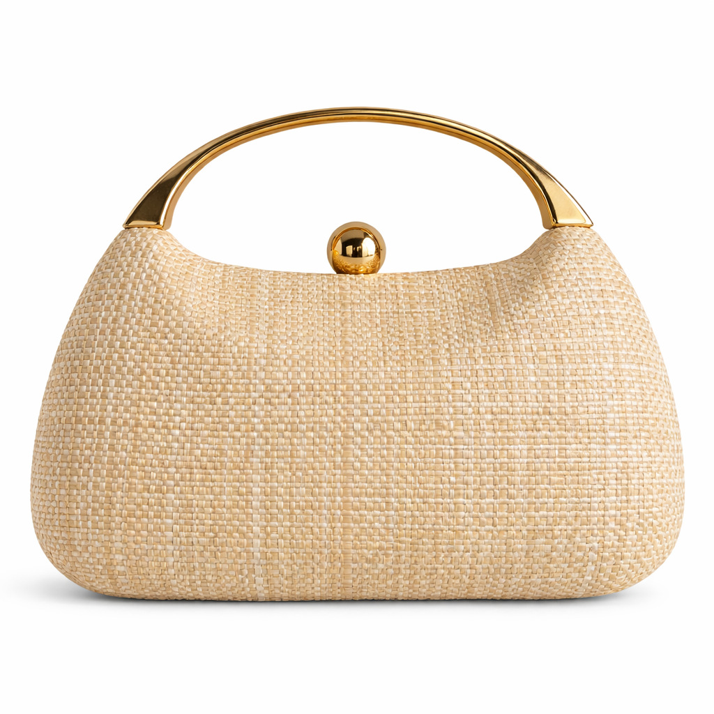 Modische Elegante Strohgewebte – Women Handheld Bags Bewertung und Preis