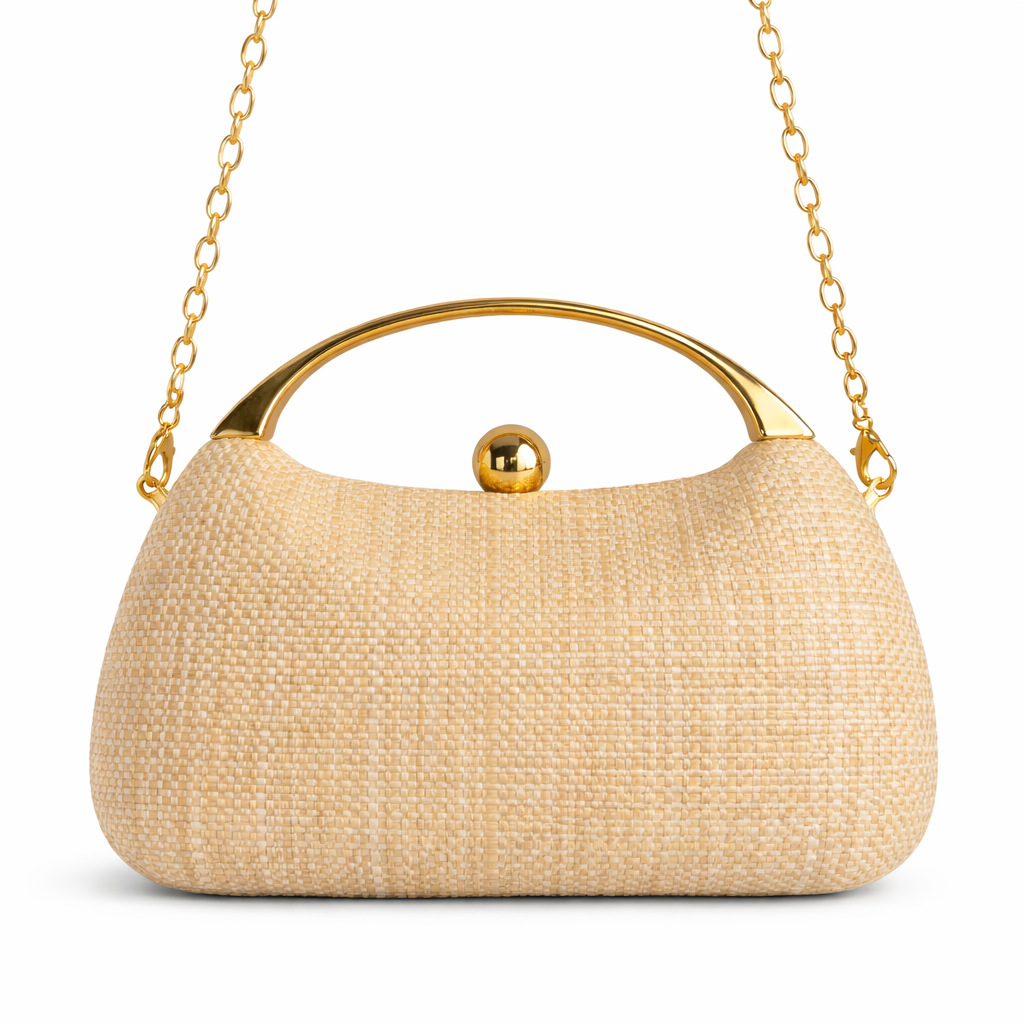 Modische Elegante Strohgewebte – Women Handheld Bags Bewertung und Preis