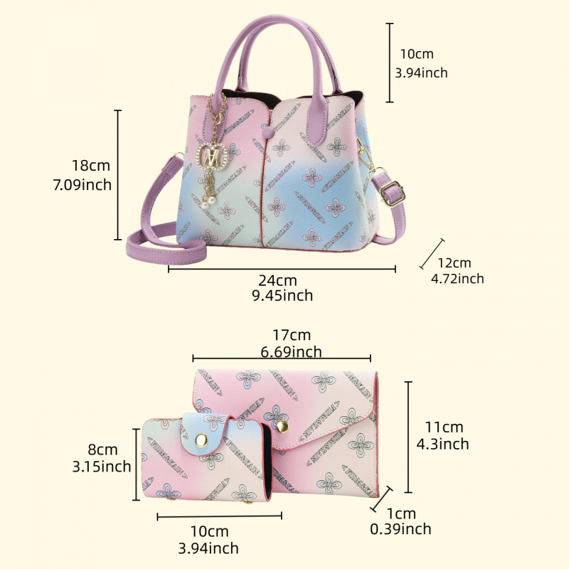 Gradient Damen Dreiteiliges Ta – Women Bags Gift Bewertung und Preis