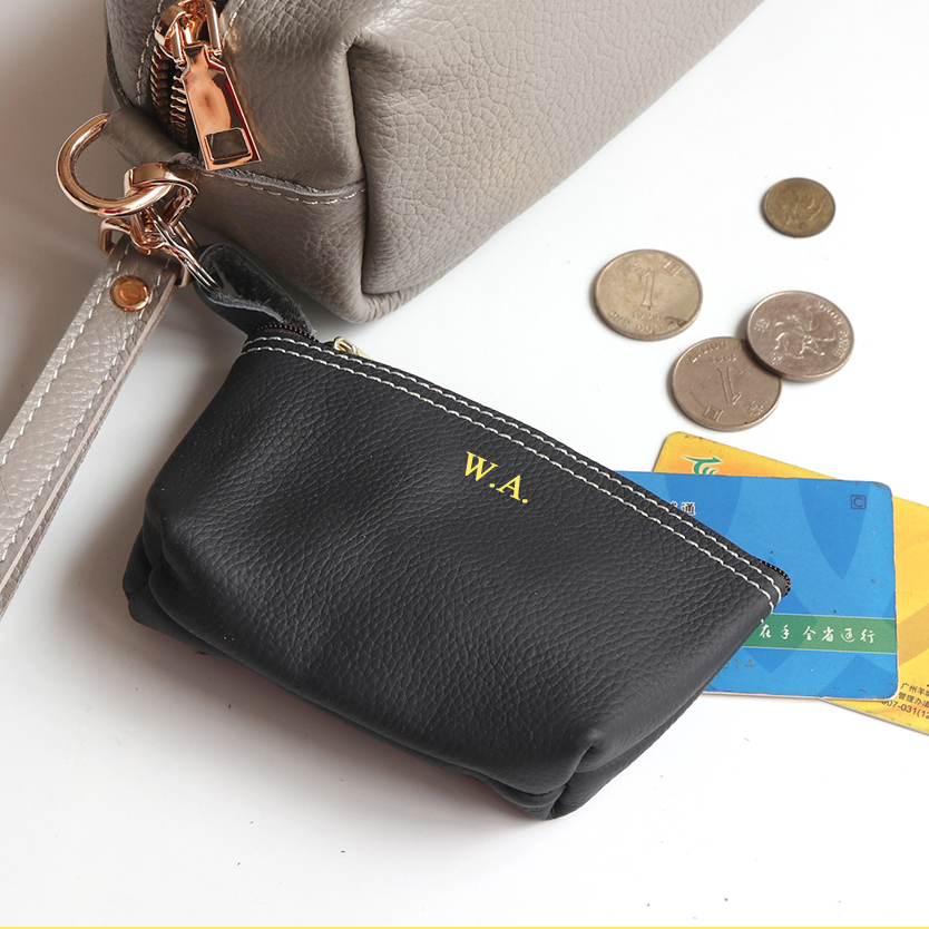 Rindsleder-Münzbeutel mit Reiß – Women Bags Zip Bewertung und Preis